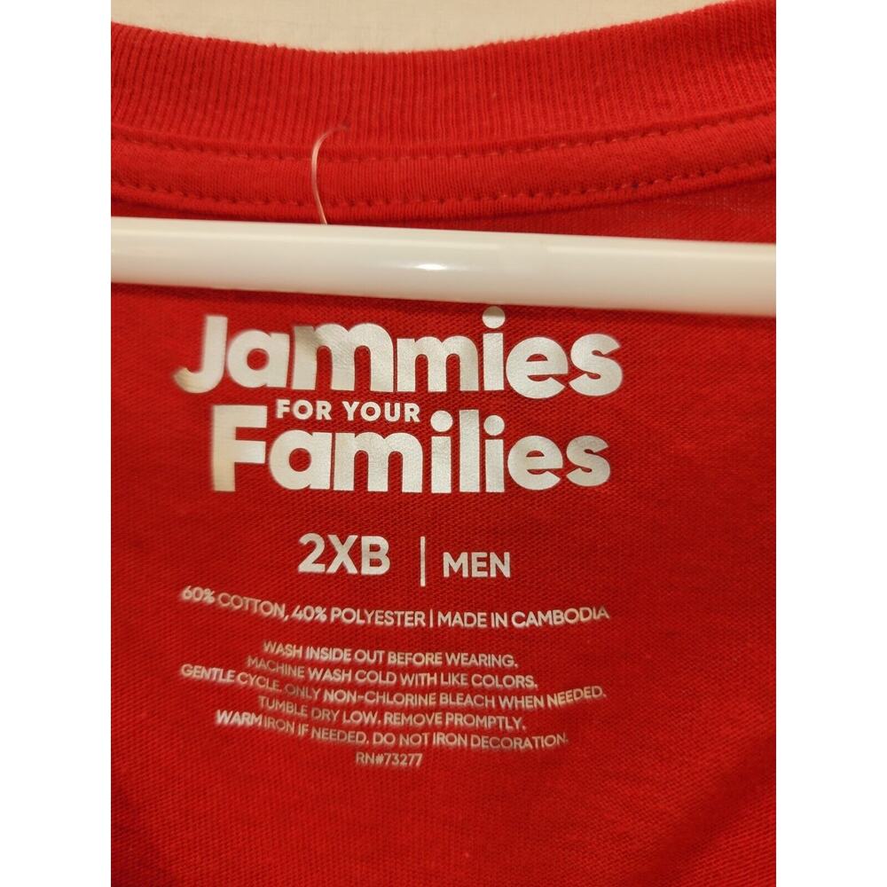 Jammies For Your Families Pajama Set Mens Size 2XB Gingerbread Holiday *flaw - Picture 3 of 11